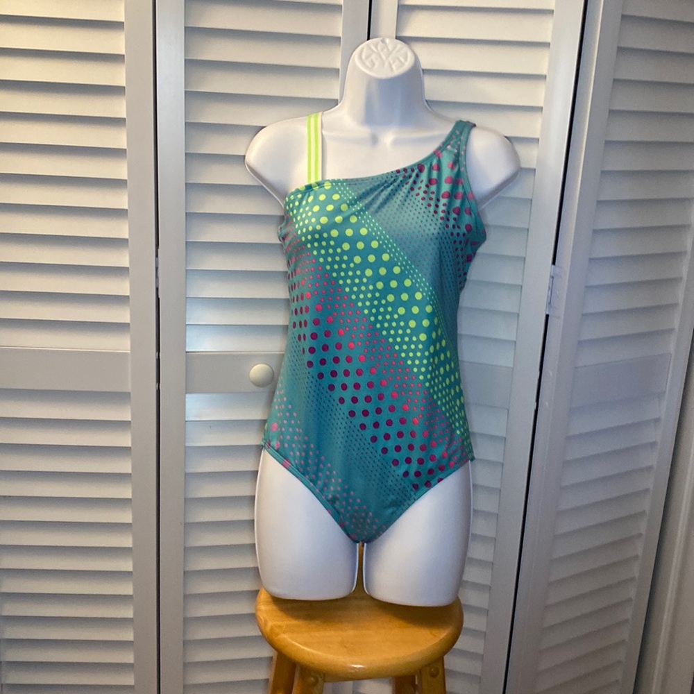 Lands End girls size 16 one piece swim suit